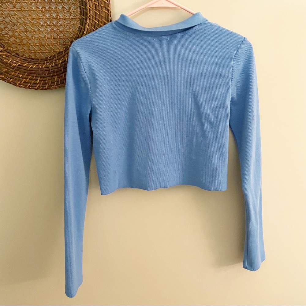 Princess Polly Blue Downtown Top - Picture 9 of 9